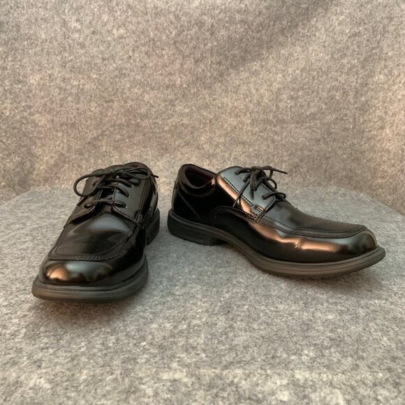 Nunn Bush Kore Men's Black Leather Lace Leather Shoes - Picture 2 of 10